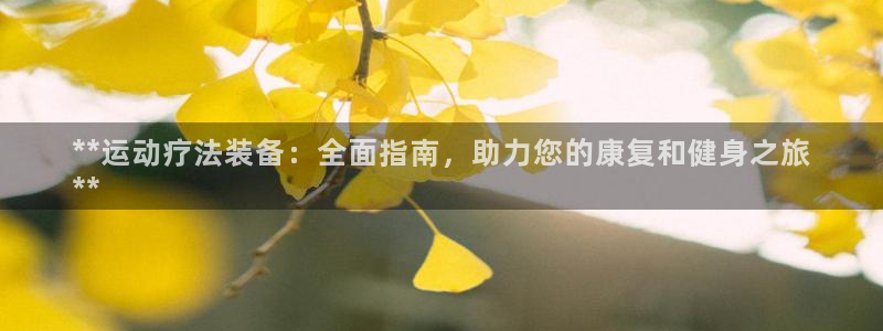 尊龙体育游戏平台：**运动疗法装备：全面指南，助力您
