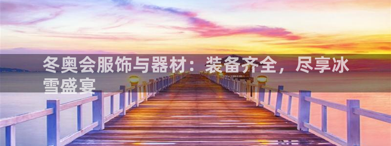 尊龙旗舰店：冬奥会服饰与器材：装备齐全，尽享冰
雪盛