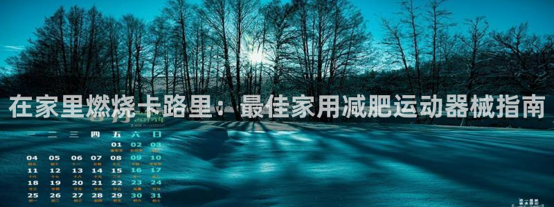 尊龙凯时代理：在家里燃烧卡路里：最佳家用减肥运动器械