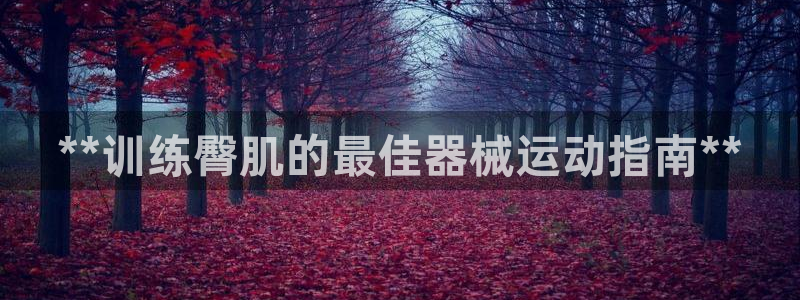 尊龙d88官网准认来就送38：**训练臀肌的最佳器械