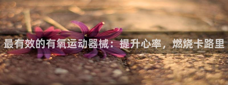 尊龙人生就是博送38：最有效的有氧运动器械：提升心率