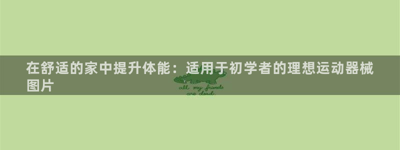 尊龙z6官网：在舒适的家中提升体能：适用于初学者的理