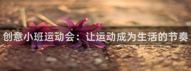 新版尊龙99：创意小班运动会：让运动成为生活的节奏